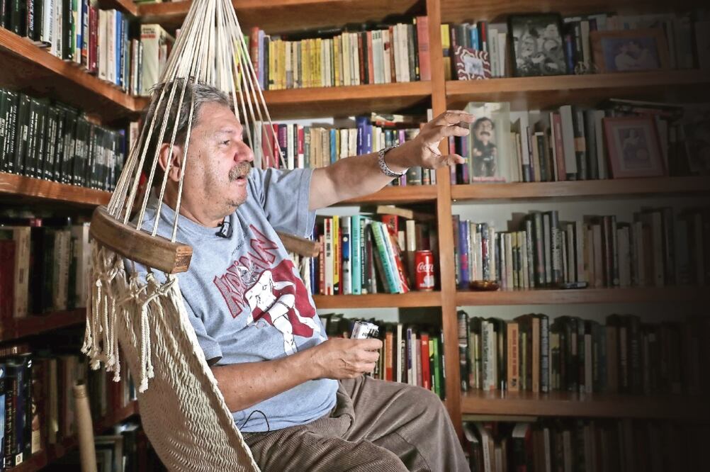 El escritor Paco Ignacio Taibo II asegura que su trabajo de cultura en la campaña de Claudia Sheinbaum está separado del que realiza en La brigada Cultural para Leer en Libertad (JUAN CARLOS REYES. EL UNIVERSAL)