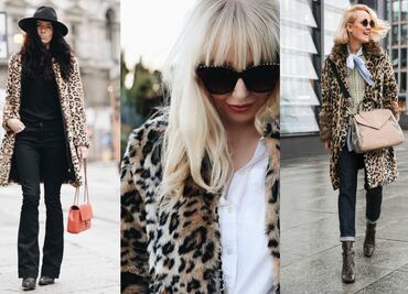 Combina tu abrigo de animal print como una experta