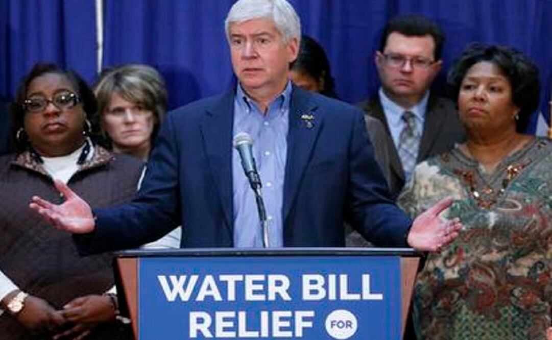 Michigan Gov. Rick Snyder, whose administration repeatedly downplayed the lead threat, now calls it a "disaster." (Photo: AP)