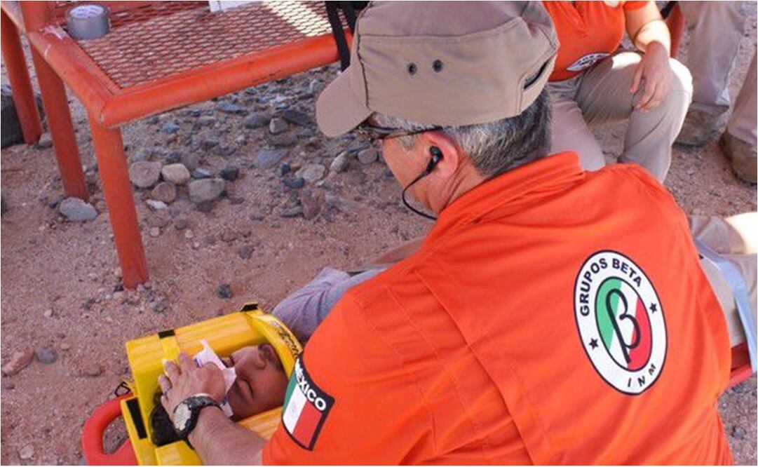 Grupos Beta del INM salvan la vida de 450 migrantes en el primer semestre del año. Foto: Especial