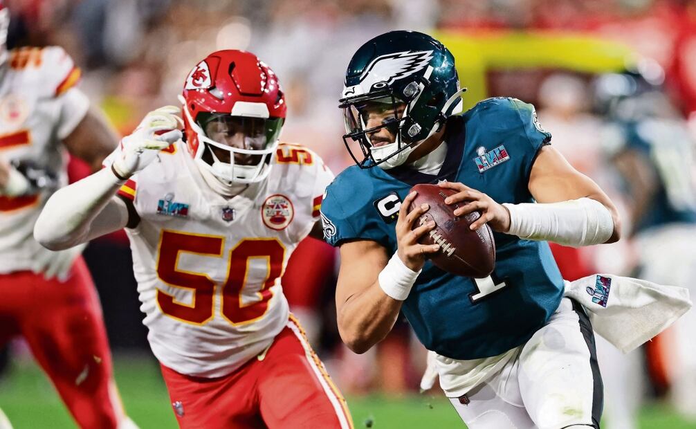 Jalen Hurts y los Eagles buscan desquitarse. Foto: Archivo EL UNIVERSAL