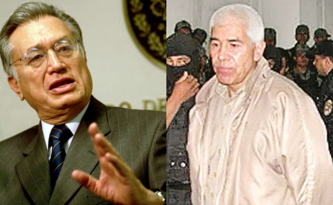 Manuel Bartlett y Caro Quintero. Foto: Especial