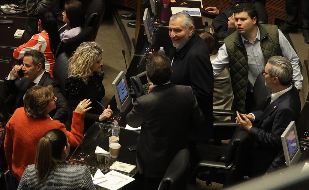 Sesión ordinaria en el Senado de la República en la que se discute la renuncia del fiscal general de la República Alejandro Gertz Manero (27/11/2025). Foto: Gabriel Pano / EL UNIVERSAL