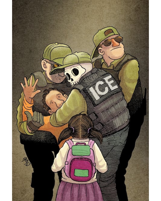 Agencia de muerte. Cartón: CHELO
