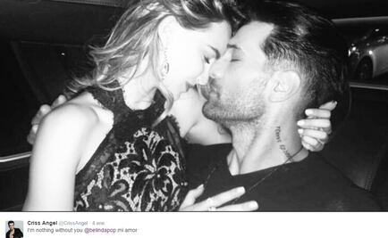 "Soy nada sin ti", dice Criss Angel a Belinda