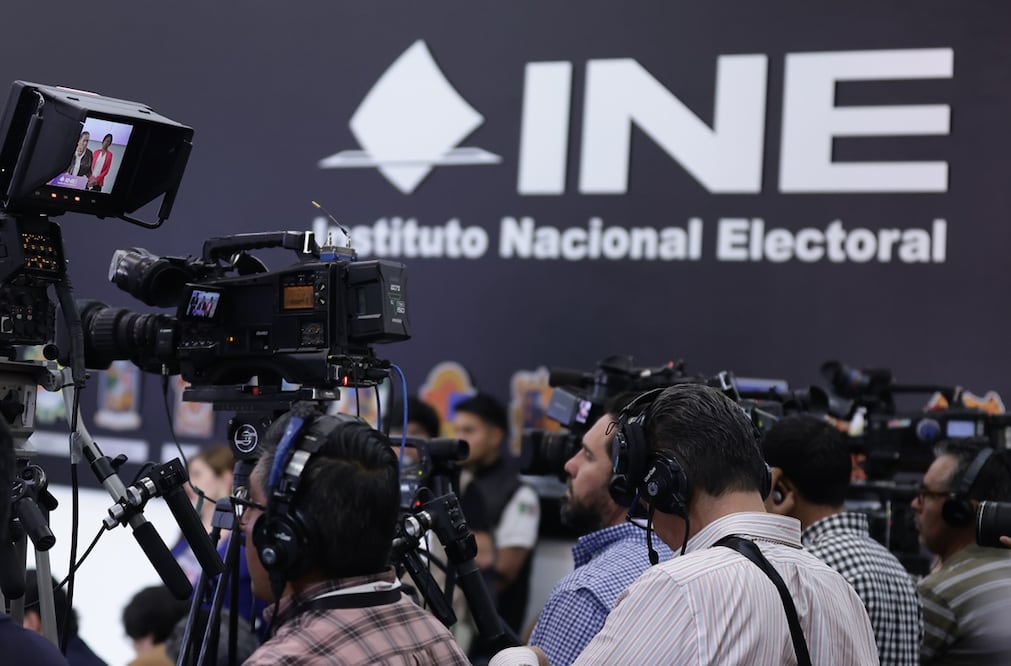 Conferencia del Instituto Nacional Electoral (INE), del 3 de junio de 2025. Foto: EL UNIVERSAL / Fernanda Rojas