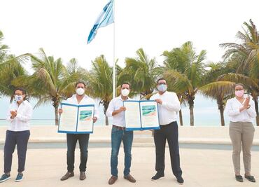 Certifican playa de Puerto Progreso en Yucatán