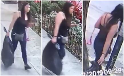 Mujer tira basura en plena calle y la llaman #LadyBasura