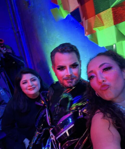José Eduardo Derbez en su maquillaje drag. Foto: Instagram