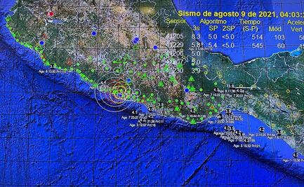 Se registra sismo de 4.7 grados en Guerrero la madrugada de este lunes