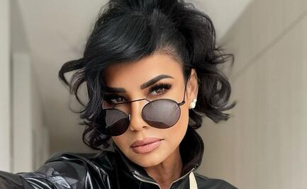 Lis Vega impone tendencia con coqueto look de cuero negro