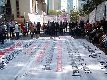 SNDTSC hace protesta pacífica en la Secretaría de Cultura; pide respeto a derechos laborales