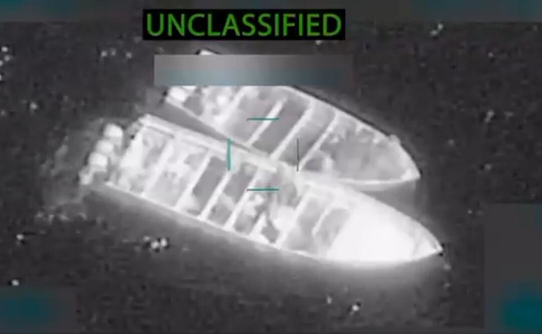 El Departamento de Guerra llevó a cabo tres ataques cinéticos letales contra cuatro embarcaciones operadas por Organizaciones Terroristas Designadas (OTD). Foto: Captura de pantalla de Twitter @SecWar