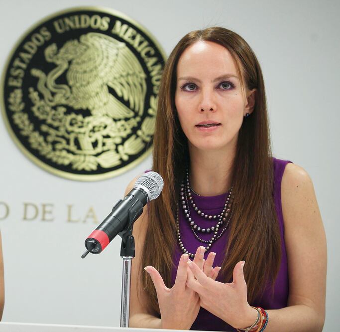 La senadora Gabriela Cuevas señala que la ley no debe negociarse y pide castiga r a los culpables de ocho muertes durante el opearativo en Nochixtlán, Oaxaca (ARCHIVO. EL UNIVERSAL)