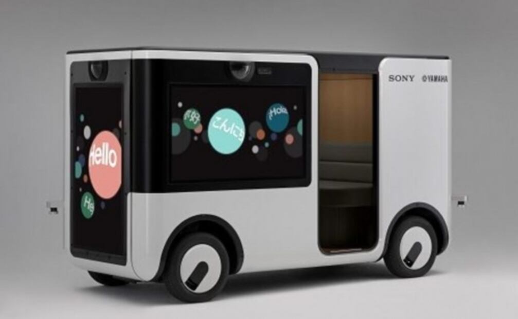Sony y Yamaha utilizan pantallas para crear automóvil