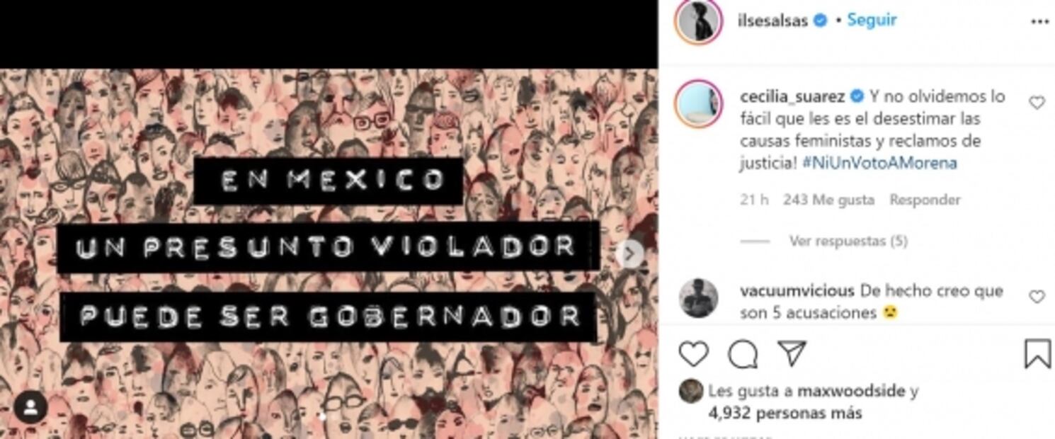 Ilse Salas y Cecilia Suárez reprueban candidatura de Félix Salgado Macedonio a la gubernatura de Guerrero