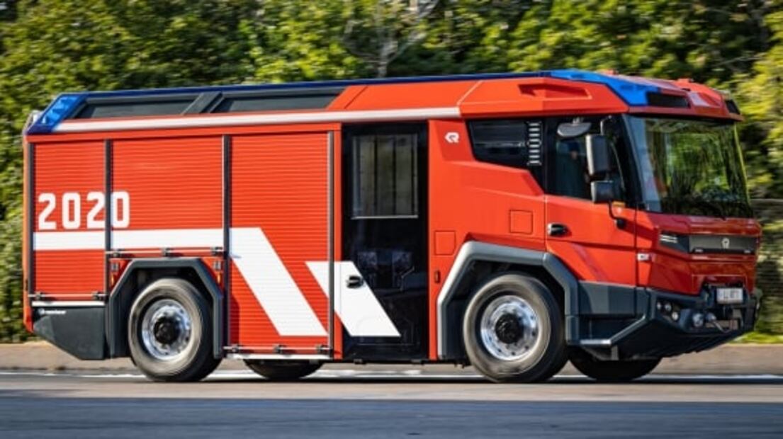 Así es el primer camión eléctrico de bomberos en el mundo