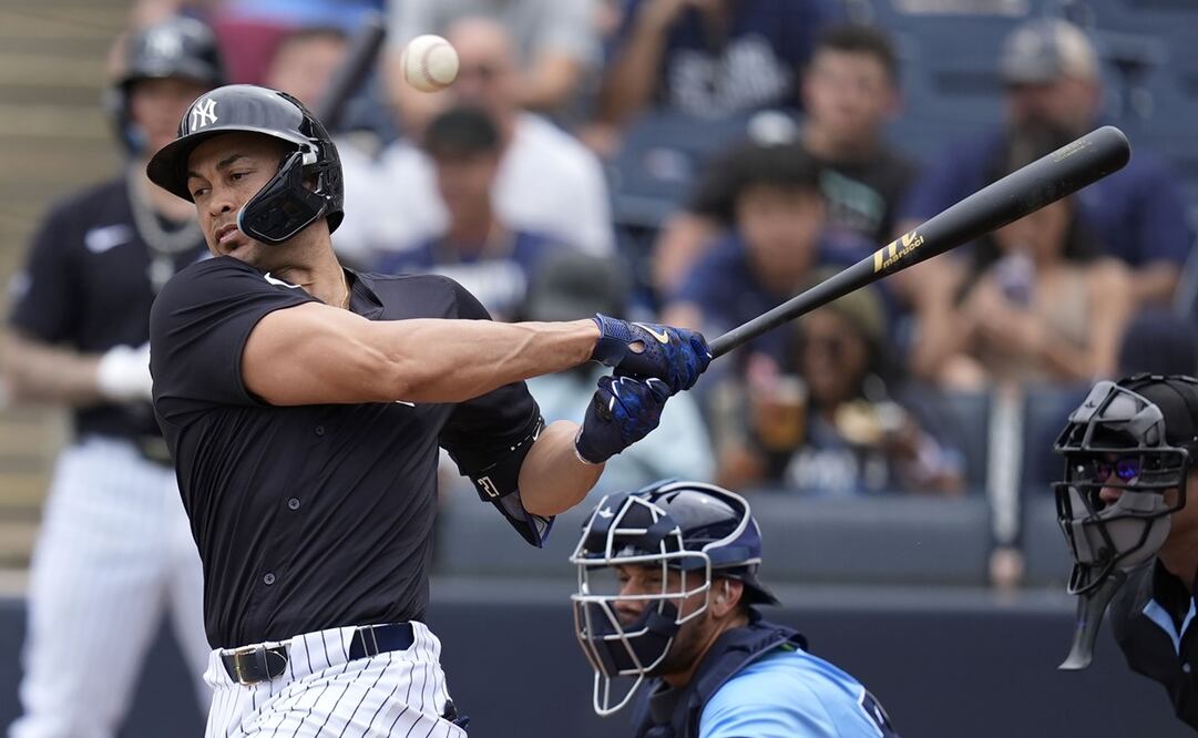 Giancarlo Stanton con los Yankees de Nueva York - Foto: AP