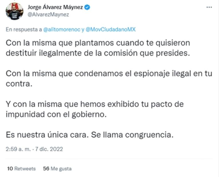 "Alito" se suma a pleito entre Jorge Álvarez y Rubén Moreira, tras avalar plan B de AMLO 
