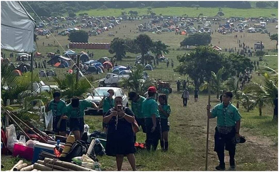 Scouts en Veracruz. Foto: Especial