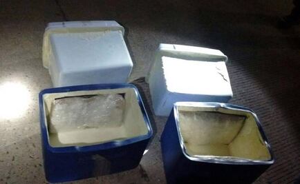 Aseguran casi 4 kilos de drogas sintéticas ocultas en hieleras