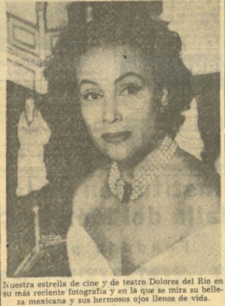 Dolores del Río fue la primera mujer en ser jurado de Cannes y contó su experiencia a El Universal