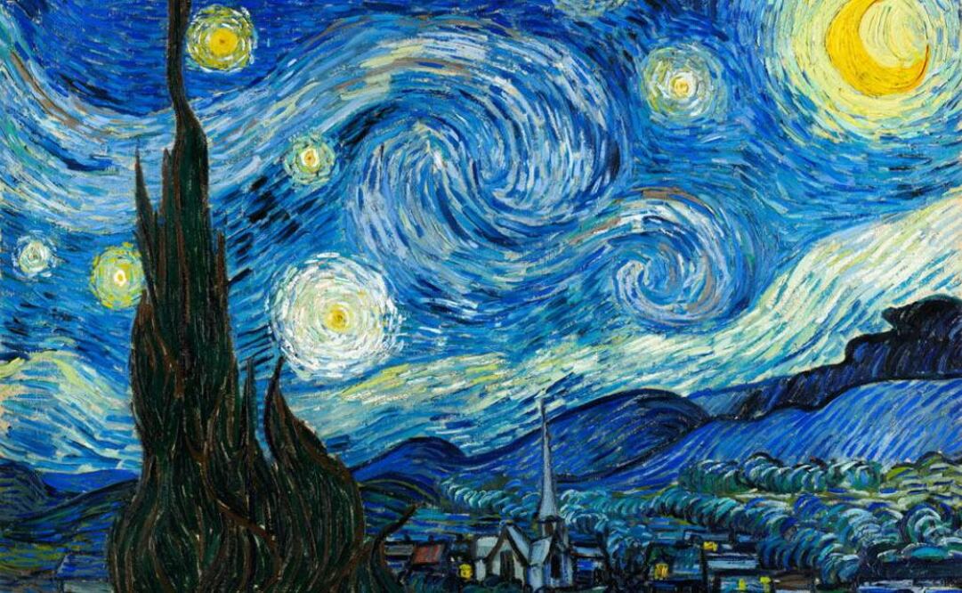 El autor explica curiosidades y detalles de más de 50 obras del arte universal, entre las que se encuentra "La noche estrellada", de Van Gogh. FOTO: Especial