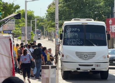Transporte urbano y suburbano reanuda servicio en todas las rutas en Culiacán, Sinaloa