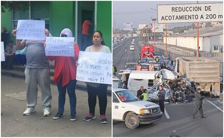 Familiares de víctimas de accidente en la México-Pachuca exigen justicia