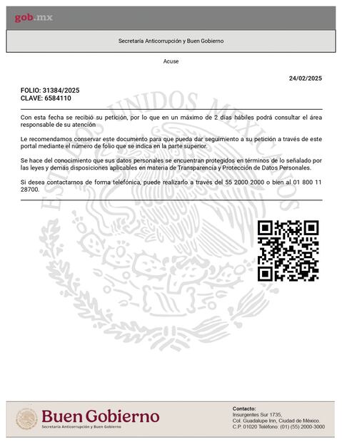 Denuncia a Braulio Mena