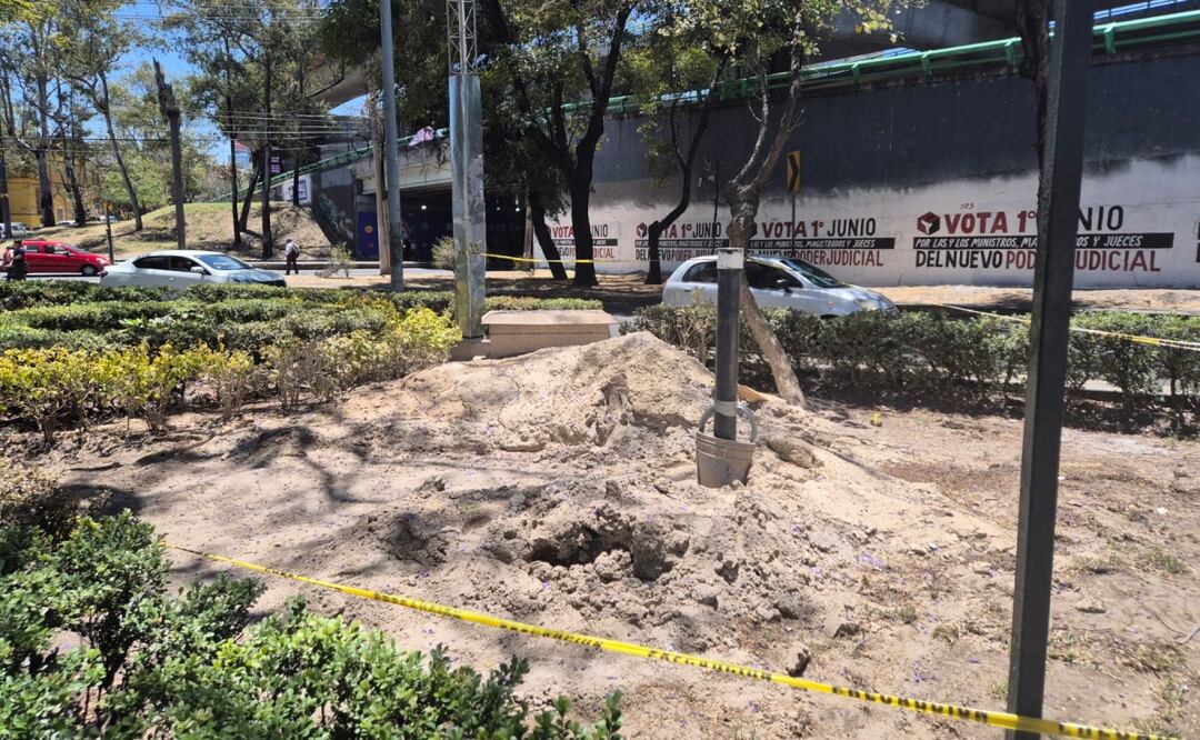 Monitorean falla Plateros-Mixcoac; buscan determinar magnitud máxima de un posible sismo. Foto: Jorge Alejandro Medellín
