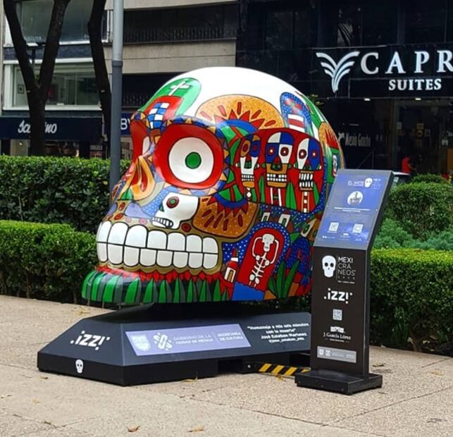 Ya puedes disfrutar de los Mexicráneos en Reforma