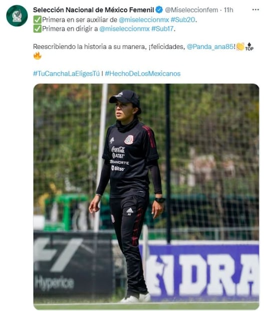 Ana Galindo, la primera mujer en dirigir una Selección Mexicana varonil