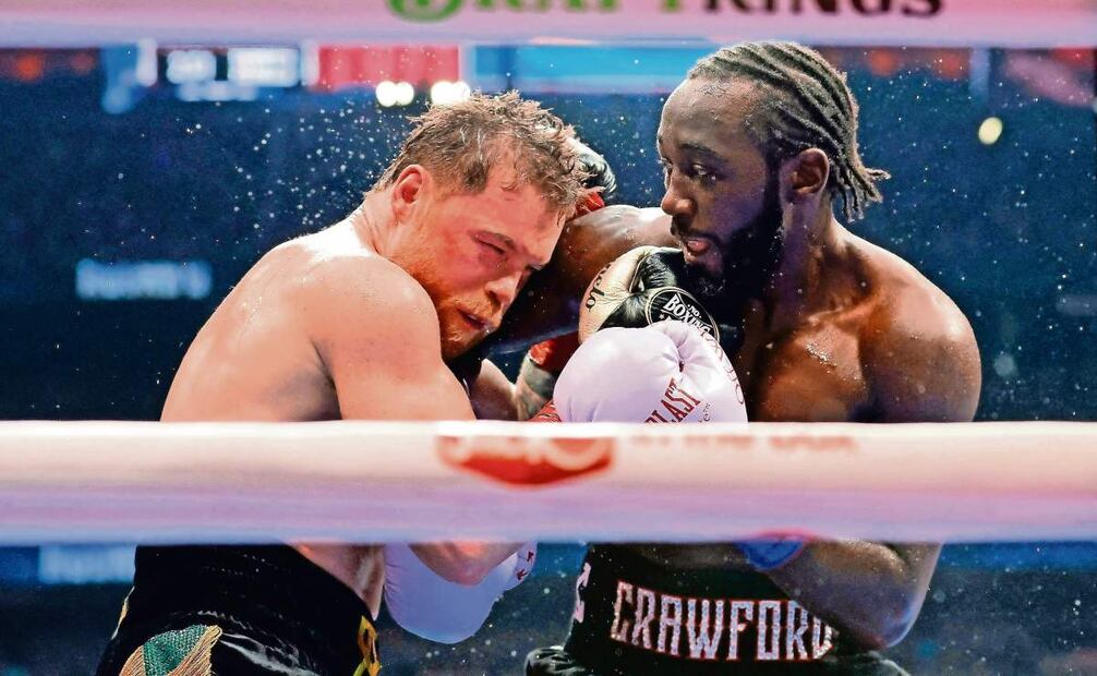 Terence Crawford puso al pelirrojo en una posición incómoda. Foto: Steve Marcus / AFP