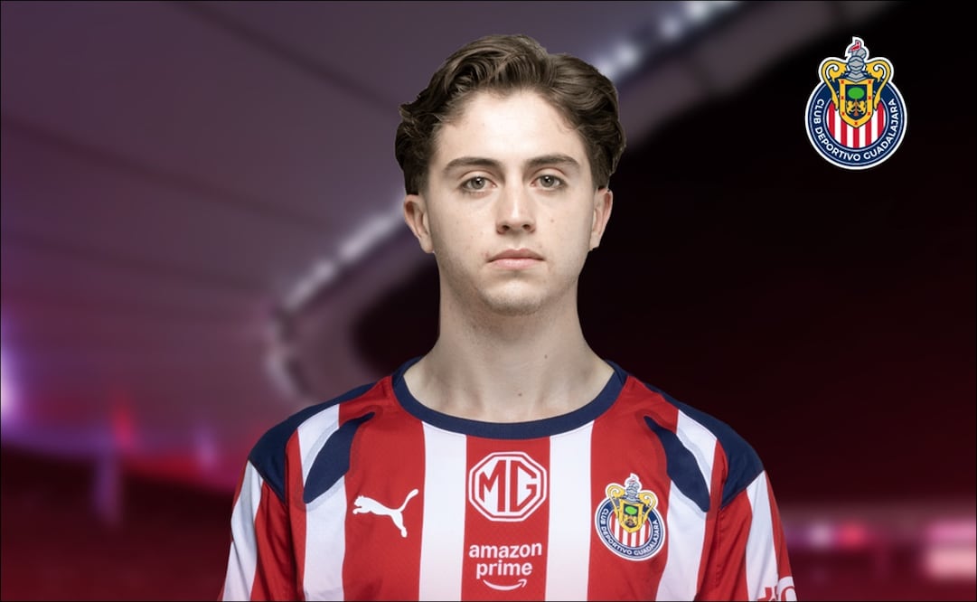 Chivas hizo oficial la llegada de Brian Gutiérrez rumbo al Clausura 2026 / FOTO: @Chivas