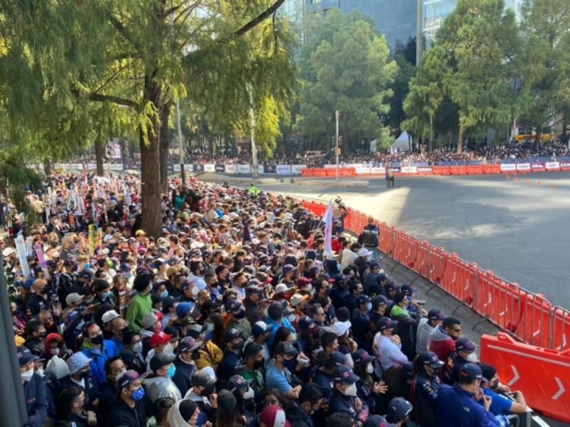 Así se vivió el Show Run de Checo Pérez en Paseo de la Reforma