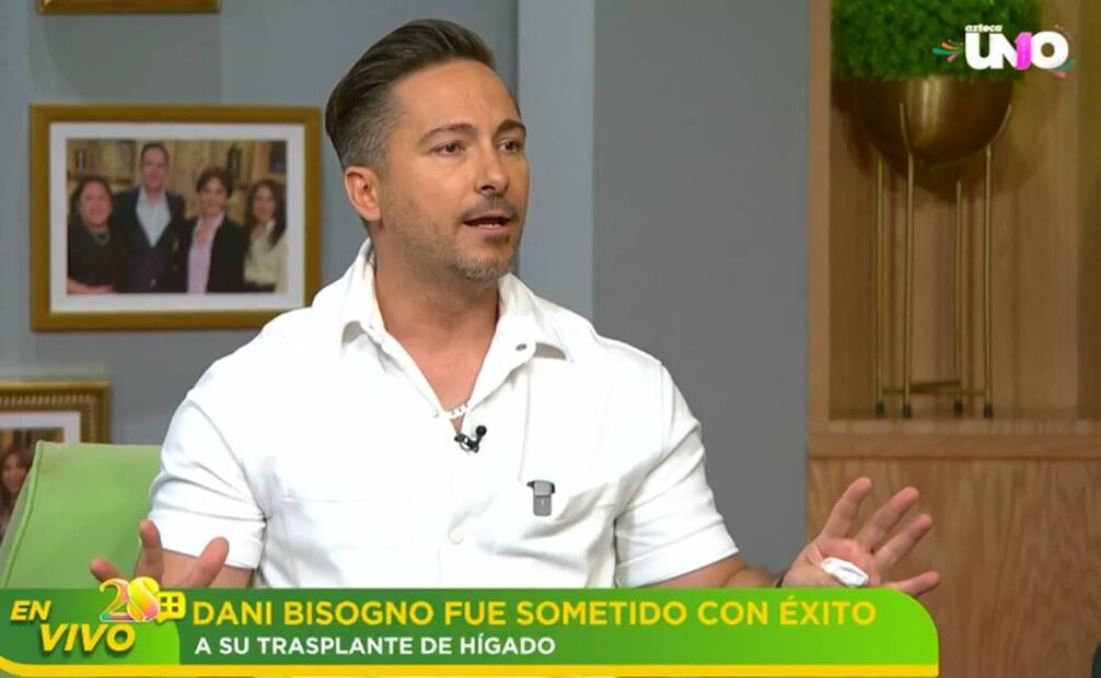 Alex Bisogno informa que su hermano Daniel Bisogno se encuentra en recuperación tras el trasplante de hígado al que fue sometido.