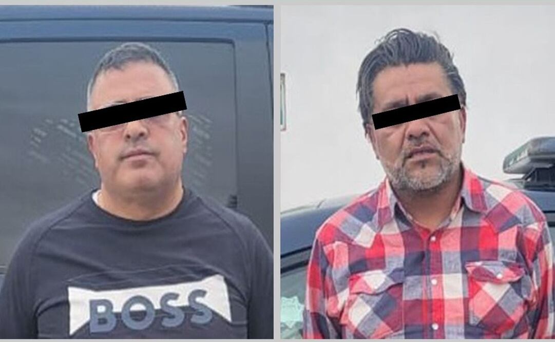 A Leonel “N” y Alberto “N” les encontraron dinero en efectivo, tres celulares, cuatro tarjetas de débito y presunta cocaína. Foto: Especial