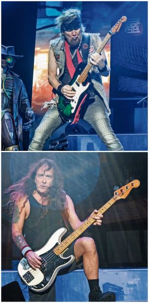 El personaje de Eddie acompañó a los músicos. Foto: Yaretzy M. Osnaya