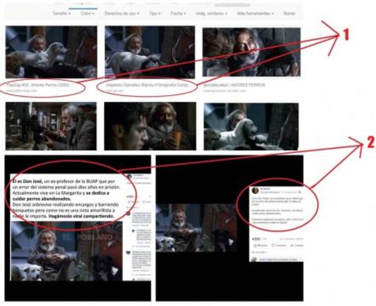 Las fotos de celebridades presentadas como peligrosos migrantes