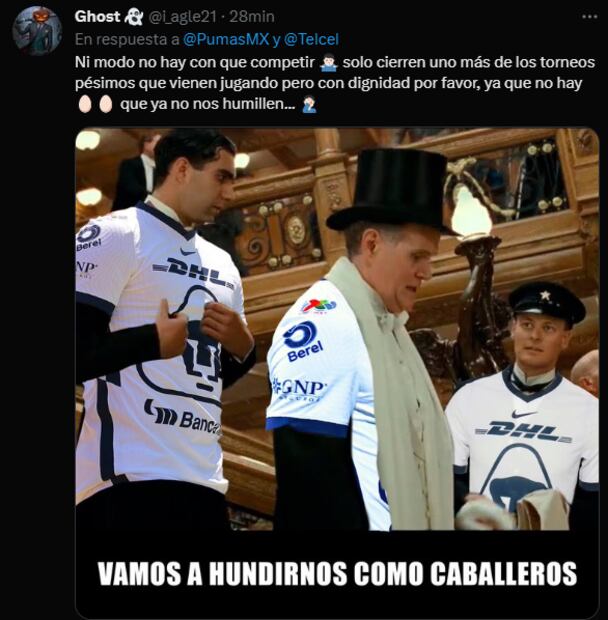 Los mejores memes de la derrota de Pumas