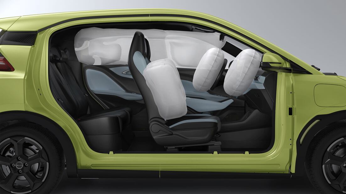 En cuanto a seguridad, este auto cuenta con bolsas de aire. Foto:BYD