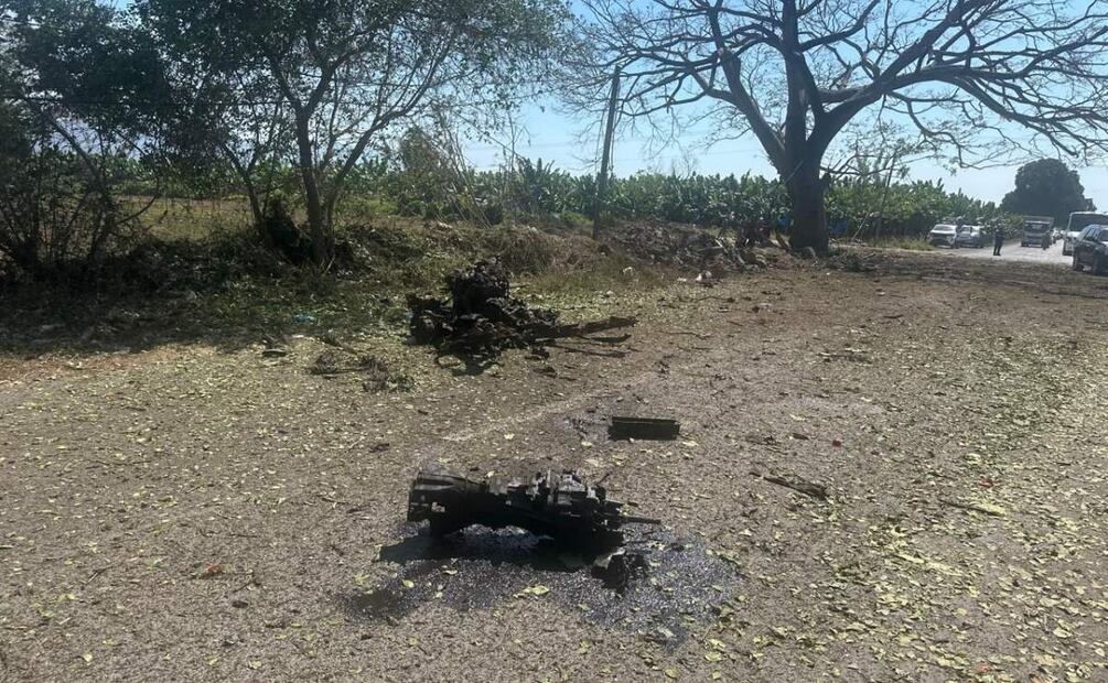 El CJNG también atacó con drones cargados de explosivos una región de Coahuayana, Michoacán (22/02/2025). Foto: Especial