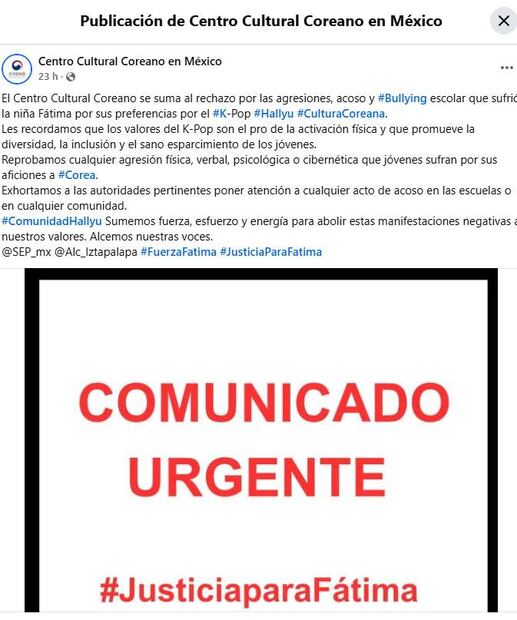 Exigen justicia para Fátima. Foto: Captura de pantalla