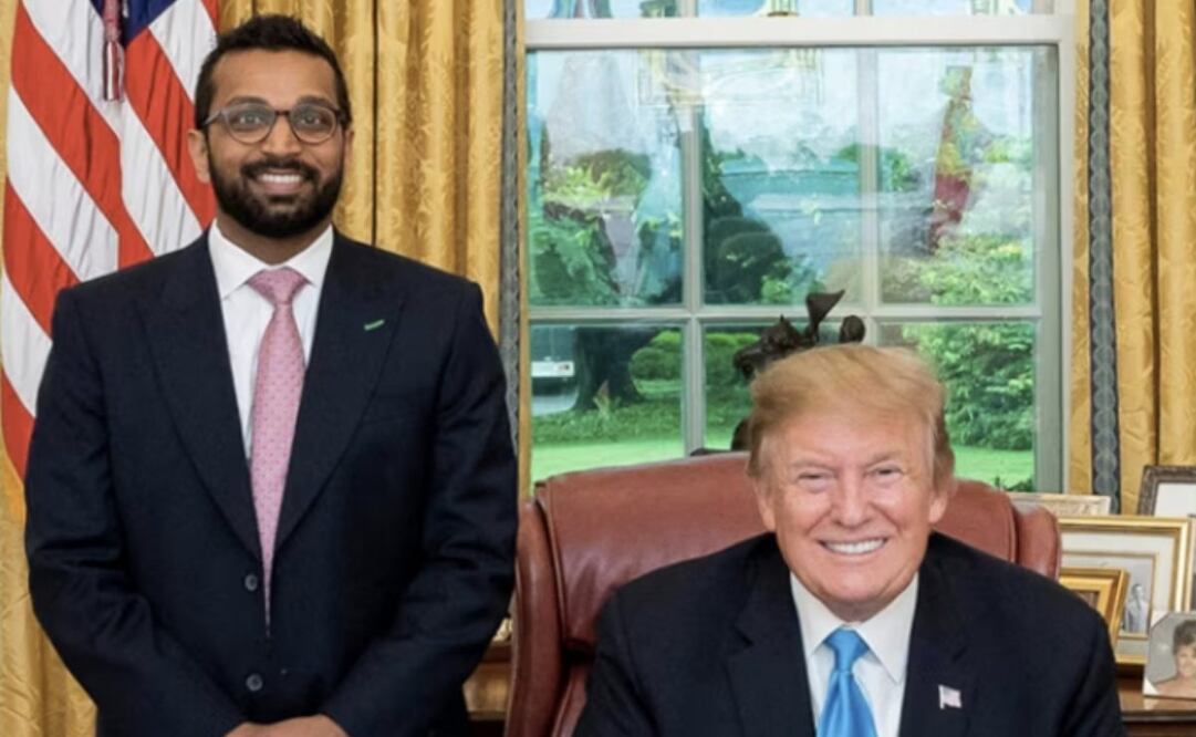 Donald Trump, presidente electo de Estados Unidos, anunció que nominará a Kash Patel como próximo director del FBI, en caso de que Christopher Wray deje el cargo.  Foto: X @Huberton