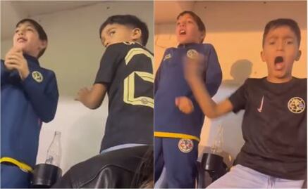 El efusivo festejo de los hijos de Rodolfo Cota y Rodrigo Aguirre; así celebraron el gol de Henry Martín
