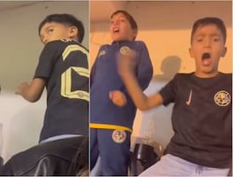 El efusivo festejo de los hijos de Rodolfo Cota y Rodrigo Aguirre; así celebraron el gol de Henry Martín