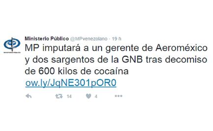 Aeroméxico employee is arrested in Venezuela
