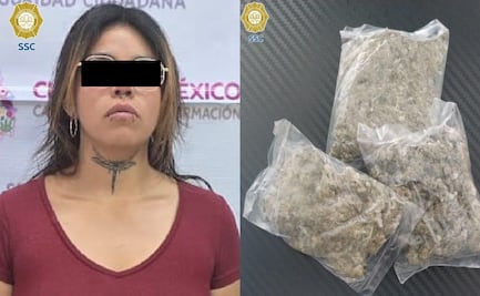 Detienen a mujer que intentó ingresar paquetes de marihuana al Reclusorio Varonil Norte