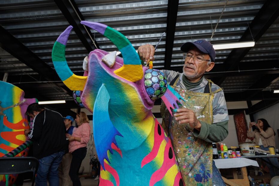 El Desfile de Alebrijes Monumentales del Museo de Arte Contemporáneo, se llevará a cabo este sábado 19 de octubre, en el Centro Histórico. (Foto: Yaretzy M. Osnaya/ EL UNIVERSAL)